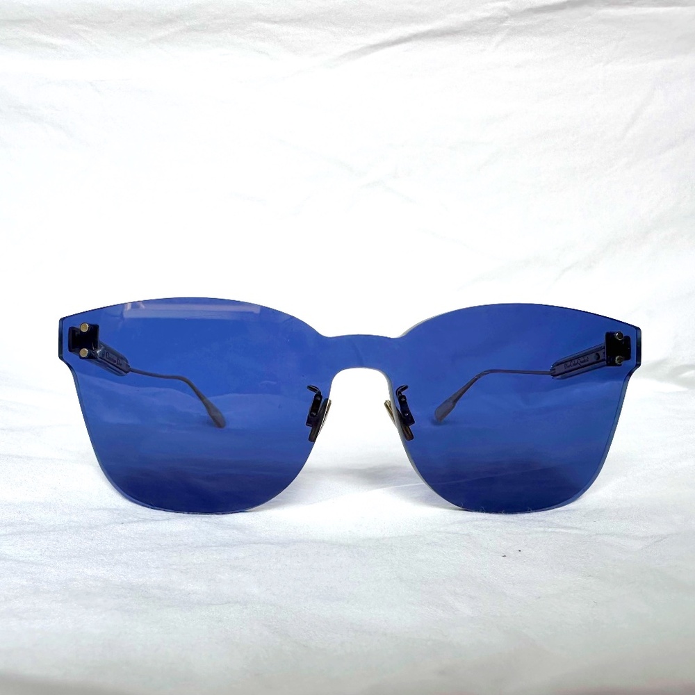 Dior Quake 2 Blue Rimless Sunglasses (Unisex)